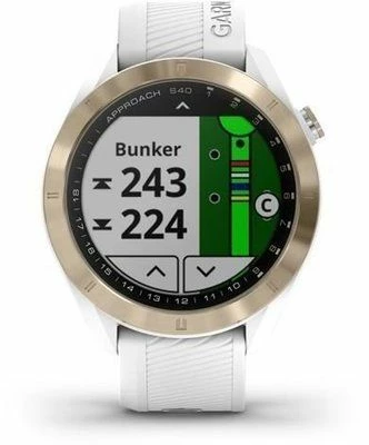 Garmin Approach S40 Stainless Steel With Powder Grey Band GPS - Image 2