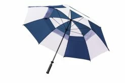 Dual Canopy 60" Golf Umbrella Blue/White