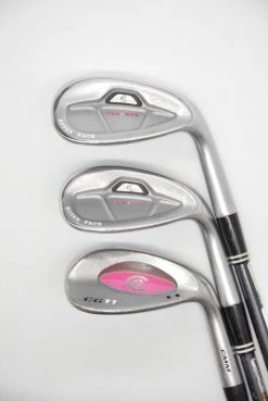 GolfRoots Cleveland 588 Rtx Satin 52, 56, 60 Degree Wedge Set Wedge Flex