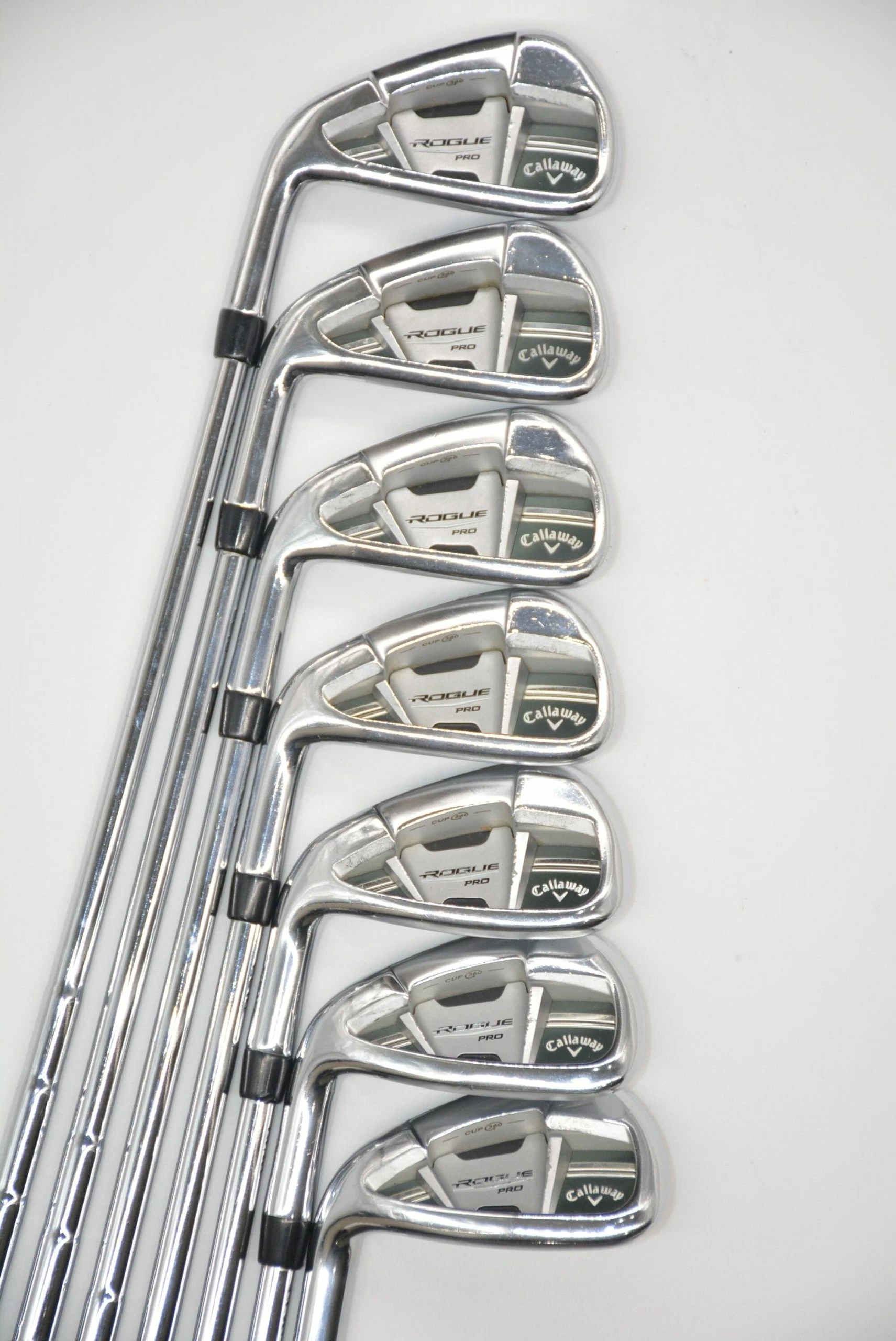 GolfRoots Lefty Callaway Rogue Pro 4-PW Iron Set S Flex - Image 2