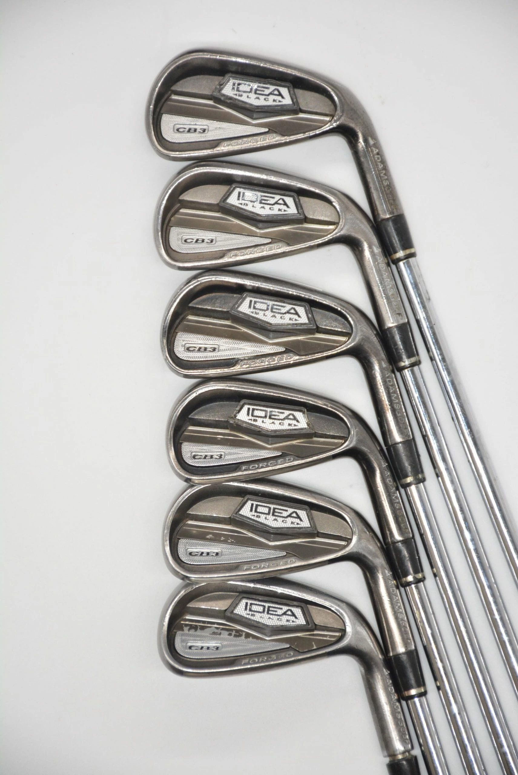 GolfRoots Adams Idea Black CB3 4-8, PW Iron Set R Flex - Image 2
