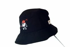 GolfRoots Boge Tom Shanks Bucket Hat - Black